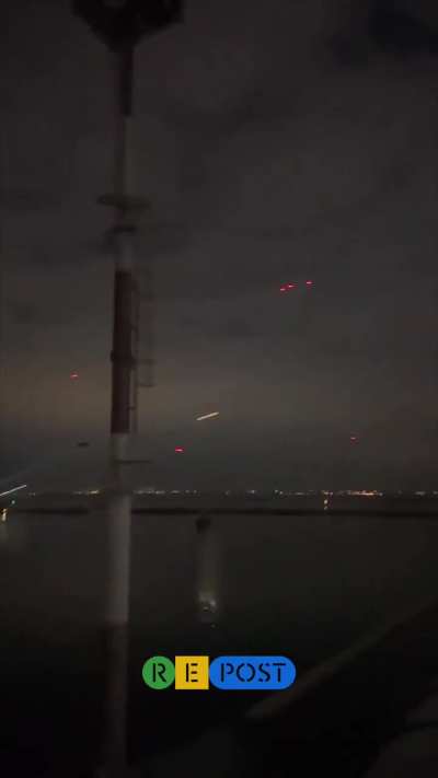 Ukrainian air defense in action over Odesa last night