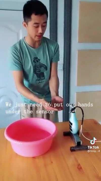 Automatic Hand Sanitizer.