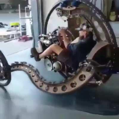 This custom motorcycle