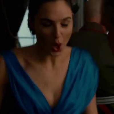 Having fun on the set