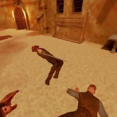 There fault for attacking someone smeared in blood