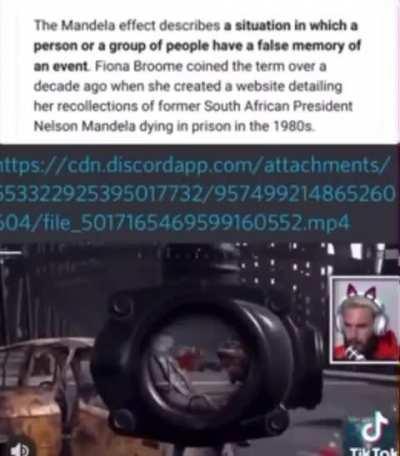 Mandela effect hits way different to be honest,.