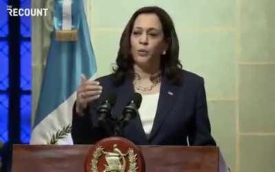 Kamala Harris: To asylum seekers and refugees thinking about coming to the US illegally, I want to be clear - do not come here. We will enforce our laws. If you come to our border, you will be turned back. One of my priorities is to discourage illegal mig