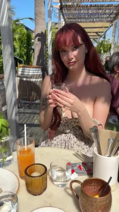 Oops.. I forgot my bra at home ;)