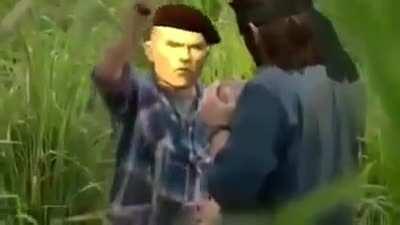 when naked snake meets ocelot for the first time