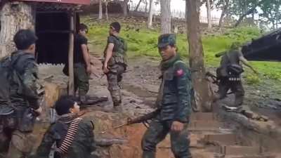 (November 13, 2024) Rebel Militias from the Karenni ethnic group and People's Defense Force Attack a Myanmar Army base in Mese Township