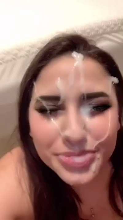 painted her pretty face