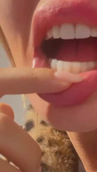 Getting Excited With My Lips!