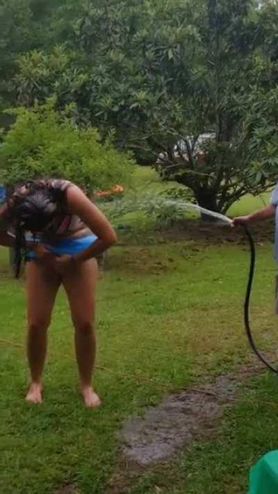 WCGW trying on that pool float