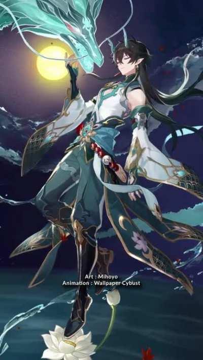 I animated Imbibitor Lunae Splash Art.