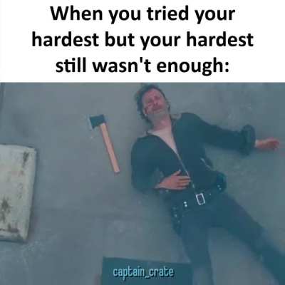 Haven't I given enough?