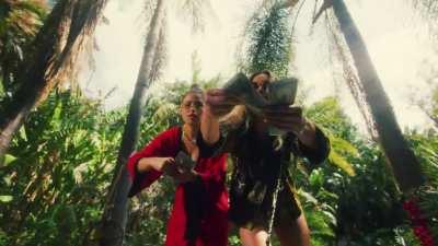 Nikki in a music video