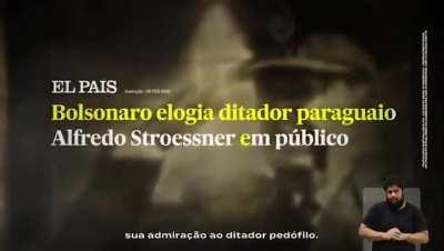 Bolsonaro homenageia pedófilo assassino