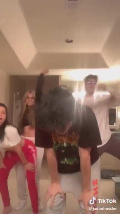 Dixie and Addison getting freaky in the back