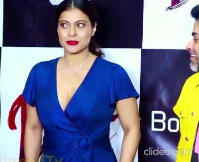 KAJOL BOSS Milf BOOBS SHOW 🍑🤤 KAJOL DEVGAN HORNY BITCH PLUMP MELON SHOW! ZOOMED IN AND UNSEEN!!! CUM ON THESS BIG TITS NOW~ 🤤