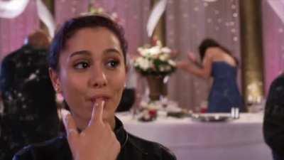 Ariana Grande licking your cum off her hands after she gives you a handjob