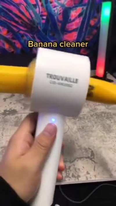 Electric banana cleaner