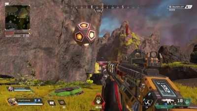 My brother and I having fun with a cargo drone and Octanes jump pad