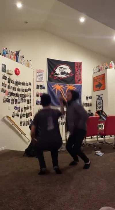 he’s probably out cheating