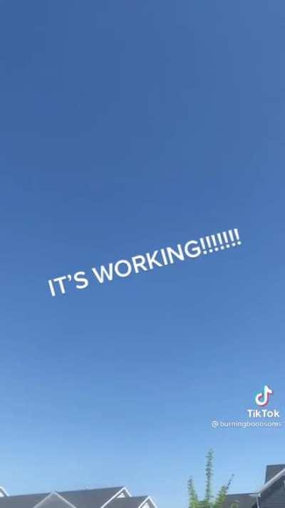 To end the drought...