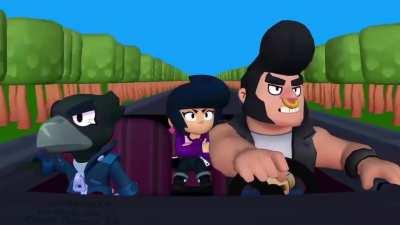 tried to make a legendary (I think so) meme and make it about Brawl Stars. I apologize for any errors (the computer is weak and there were problems with the rendering)