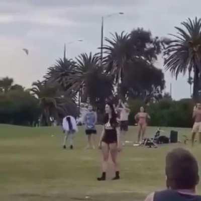 To be drunk and unruly