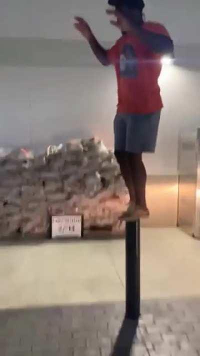 I almost fell pain just watching this