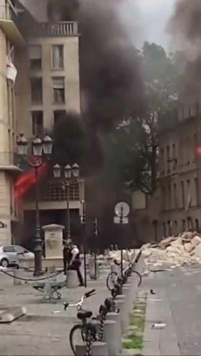 There has just been a huge explosion in Paris.