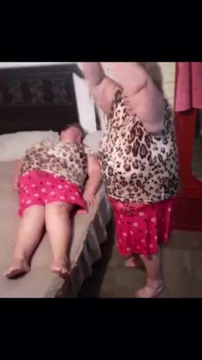 not young anymore but she is still trying out new platforms and cool video effects