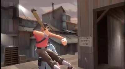 Soldier steals scouts ass