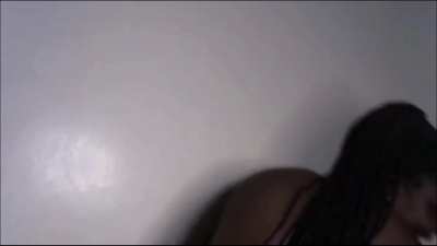 Powerful naked ebony girl from Africa.