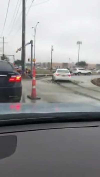 WCGW if you drive thru the road construction cones.