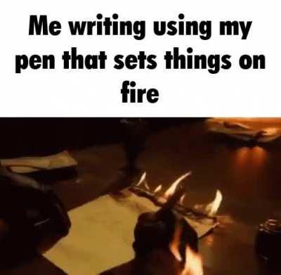 That shit is fire. Literally.