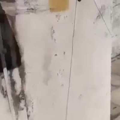 Man returns baby to mother.