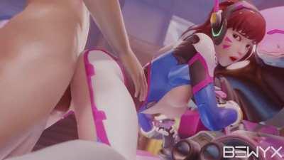 D.va gets backdoored (Bewyx) [Overwatch]