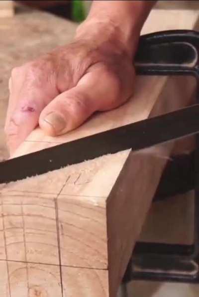 This complex wood joinery 