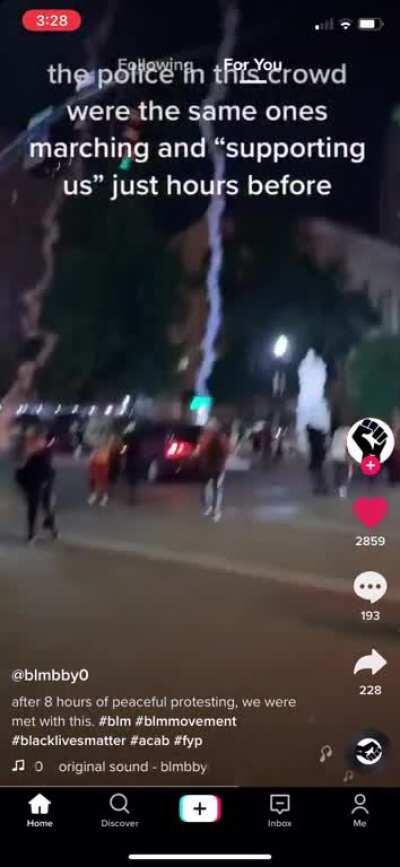 “Our general stance on protests is that as long as they are peaceful we are going to let them continue” (after curfew) and will only intervene when it “becomes dangerous” or see “other violations of the law” -Acting Chef Robert Schroeder Louisville Metro 