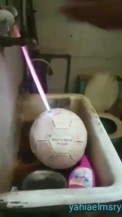 They Turned A Football Into A Fucking Bomb And Then It Explodes
