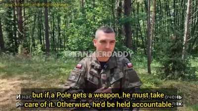 ru pov: Polish army reserve officer shares his observation on forcibly conscripted Ukrainian soldiers training in Poland.