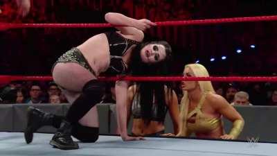 Mandy Rose and Sonya Deville giving Paige advices