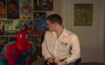 marvel fans when they watch Spider-man no way home and see Spider-man