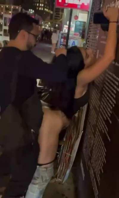 fucking her till she's num in public