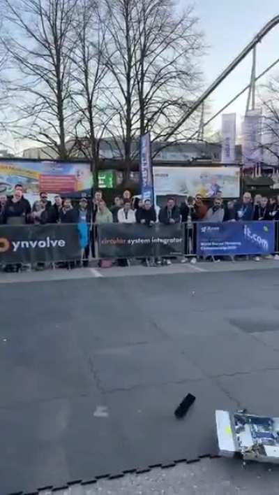 Germany has invented a server throwing championship. System admins from all over the world come with their working servers and throw them as far as they can.