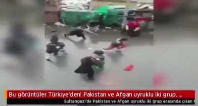 Most peaceful migrants in Turkey : Afghanistan vs Pakistan battle in Istanbul, who will win?!