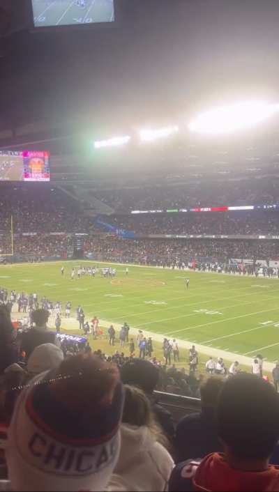 Bears fans chanting “sell the team” after losing 6-3 to the Seahawks.