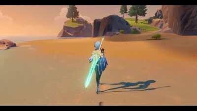 Female Chongyun showcase