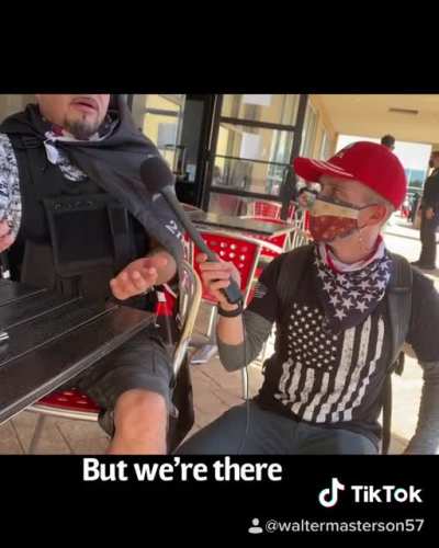 Proud Boy talks about their intention to commit domestic terrorism