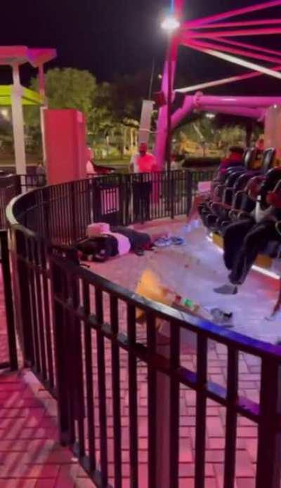 14 year old falls from amusement ride