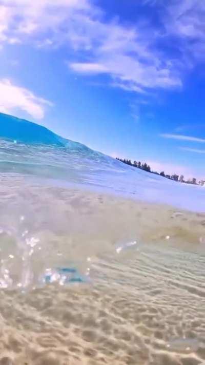 Crystal clear ocean. 🌊💎✨