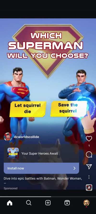 I CANNOT believe this is a real advertisement made BY DC